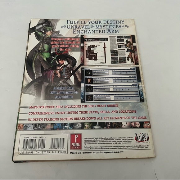Enchanted Arms Prima Games Official Strategy Guide - Picture 2 of 2